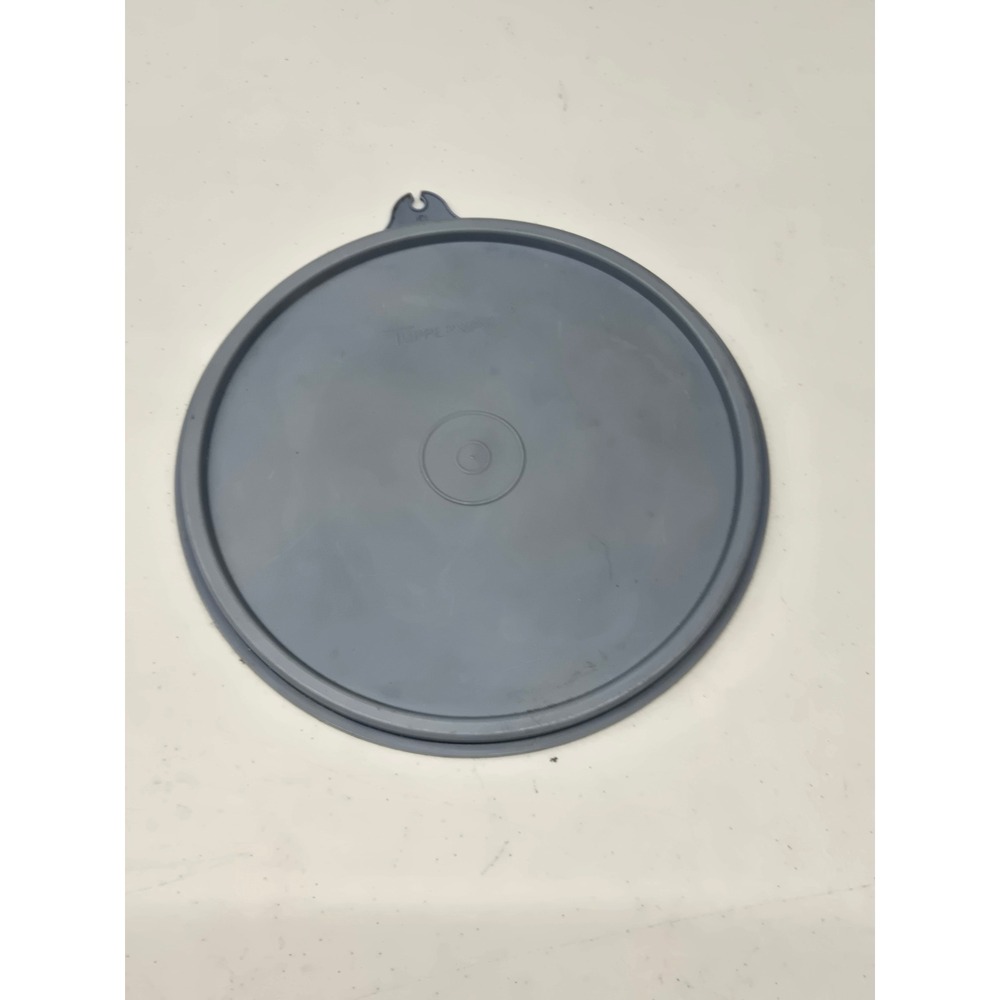 Tupperware blue‎ Gray Round Replacement Lid Seal 227-23 Vintage Kitchen Storage